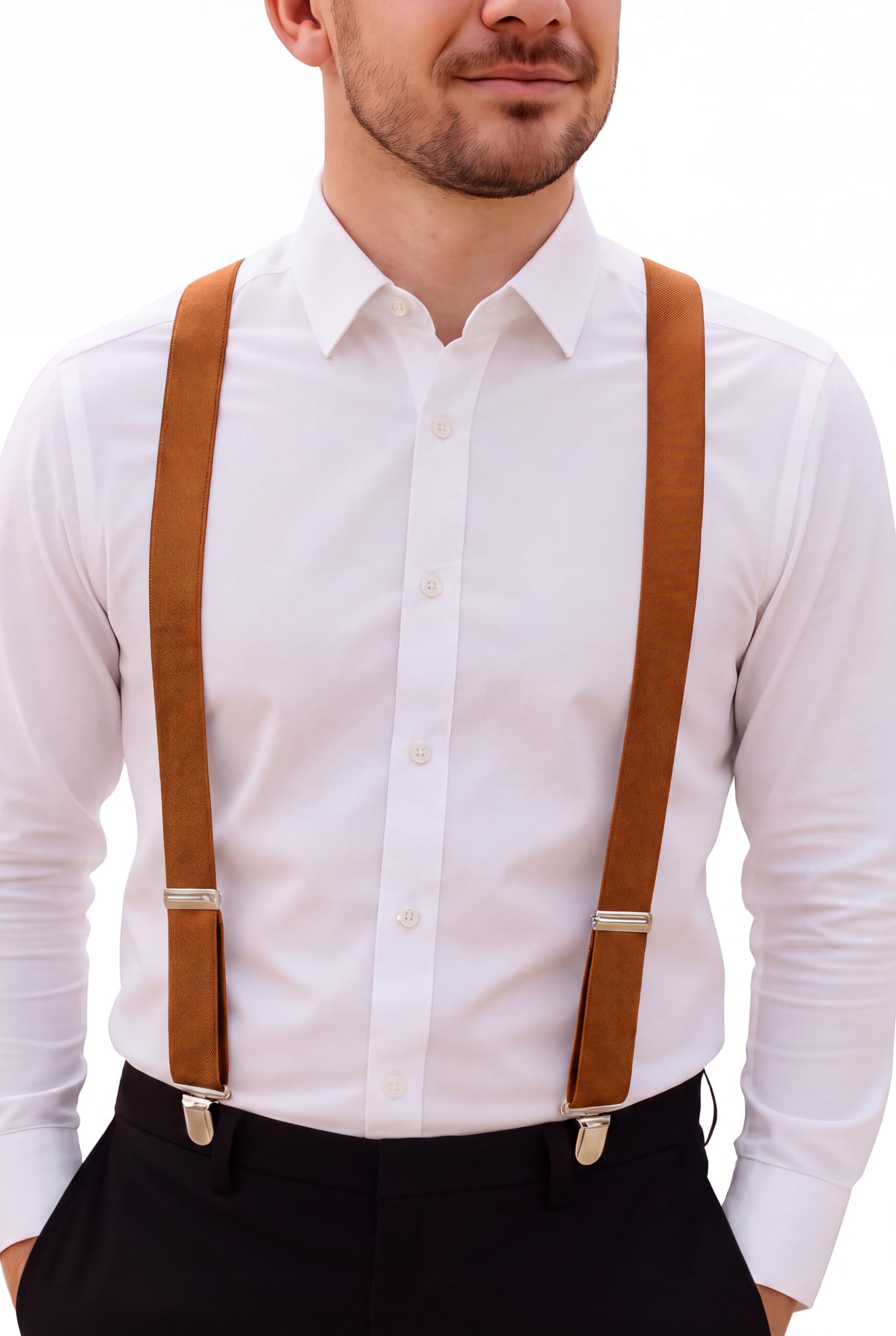 trilece Suspenders for Men - Adjustable Y Back Men's Women's Costume Tuxedo Dress Suspenders - Heavy Duty Strong Clips-picture-14