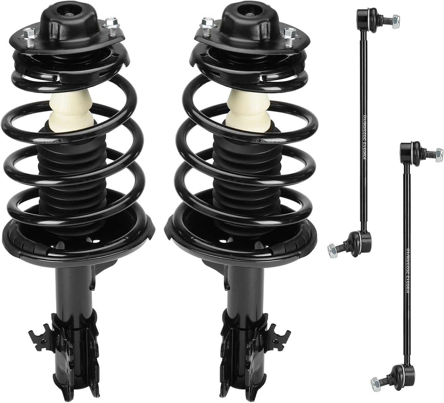 Front Complete Coil Spring Strut Assembly Shock Absorber Fit for Toyota for Camry 1997-2001, for Solara 1999-2003, for Avalon 1997-2003, Fit for Lexus for ES300 1997-2001, Replace for 271679, 271678