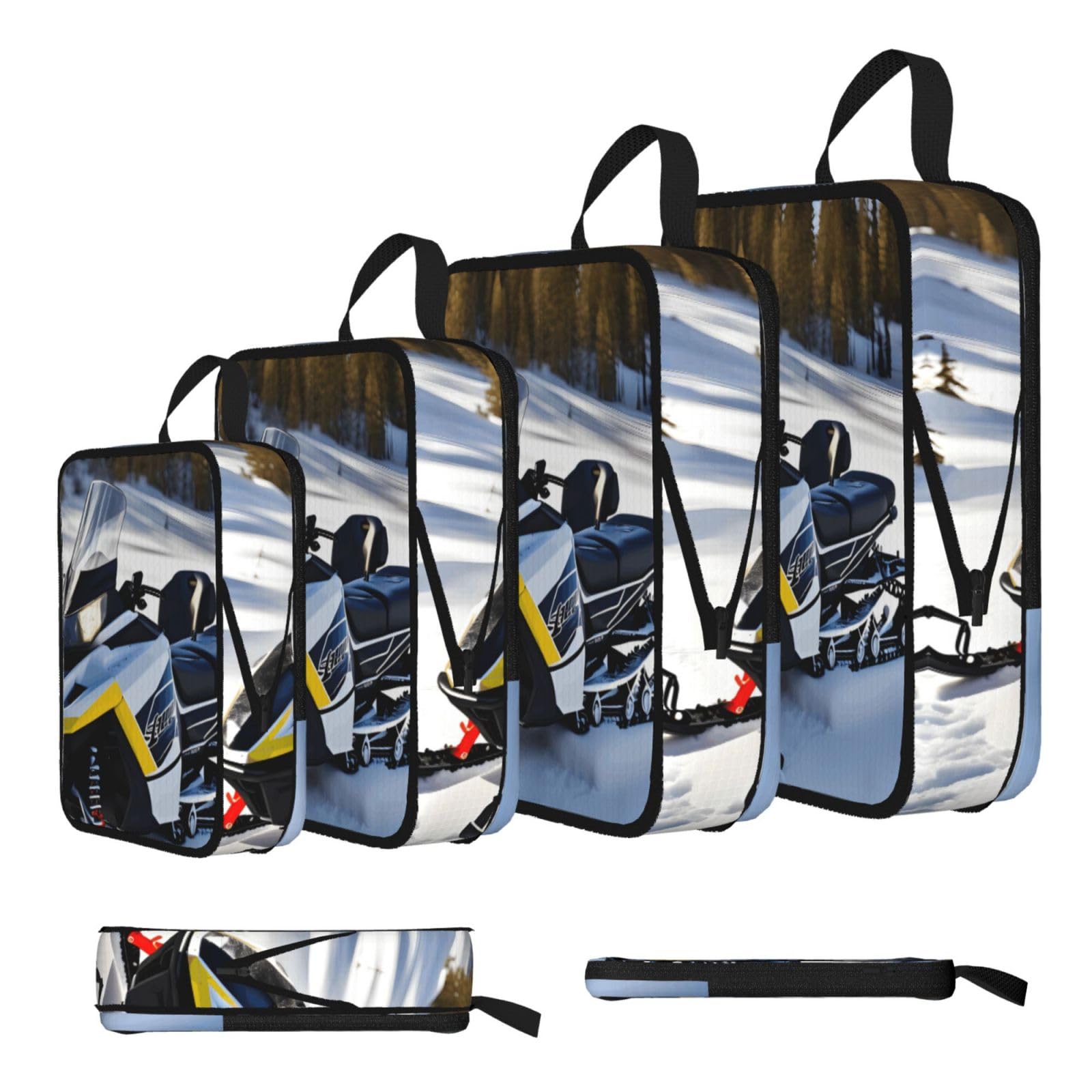 Advanced Snowmobile Compression Packing Cubes 4 Piece Set