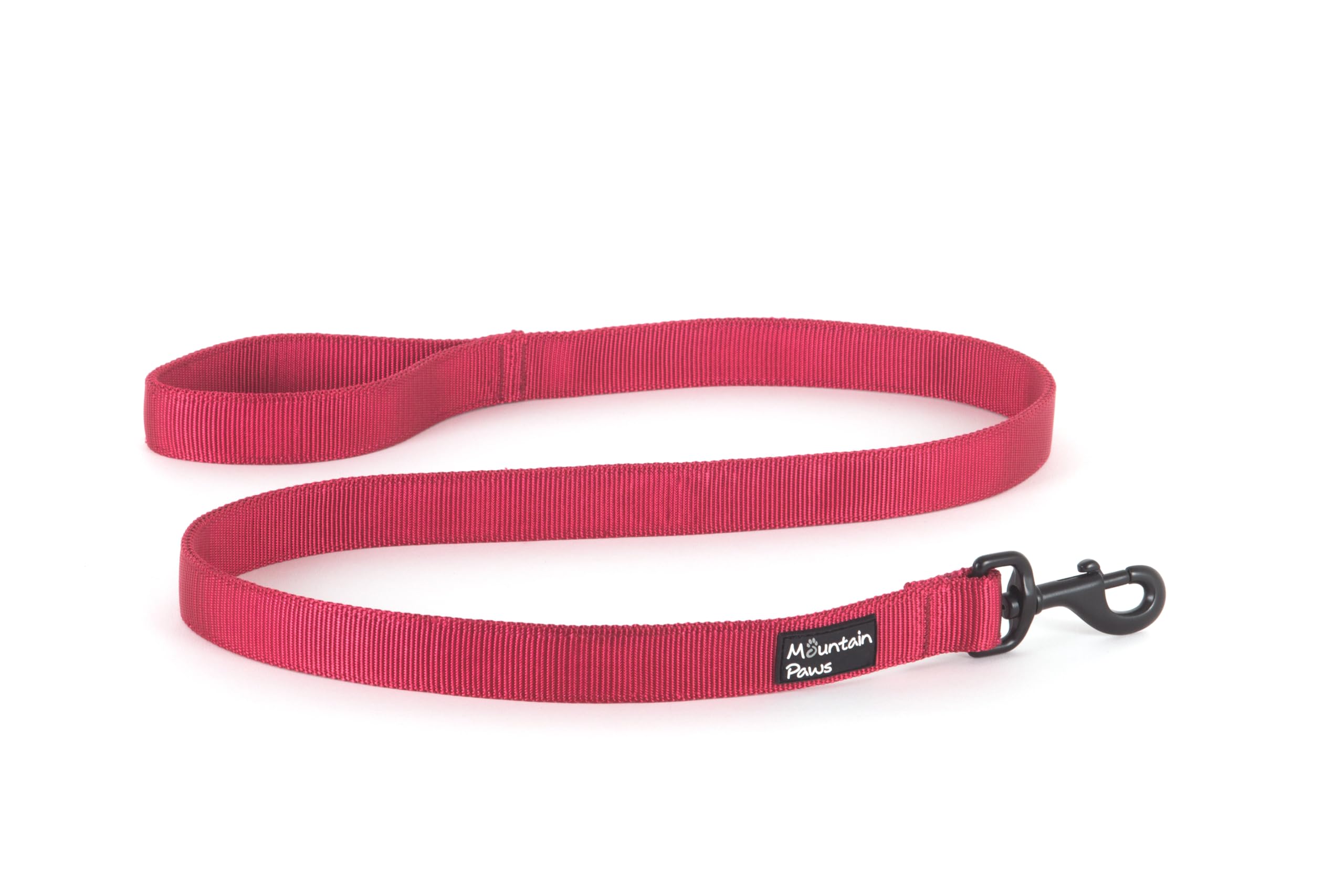 Mountain Paws Extra Tough Dog Lead | Double Layer Fabric With Soft Grip Handle, 1.15 Metres