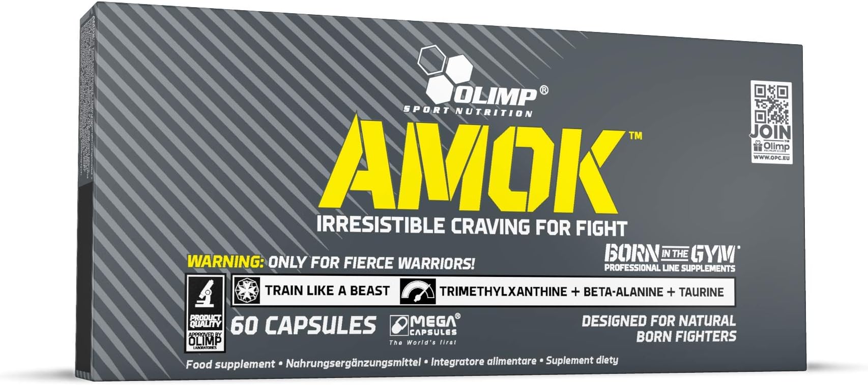 OLIMP SPORT NUTRITION Olimp Amok - Pack of 60 Capsules