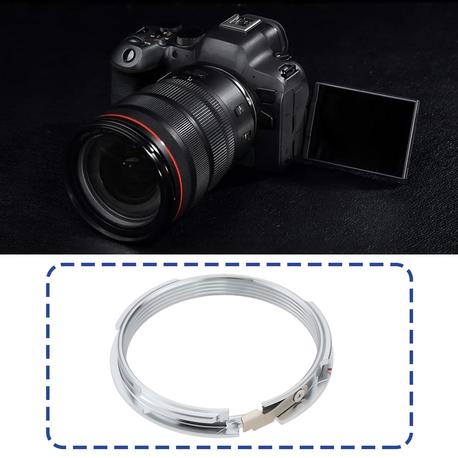 The Lord of the Tools 1PC Camera Adapter Ring with Wrench Compatible with Pentax M42 Threaded Lens to PK KR K M Bayonet Camera Mount Adapter Ring