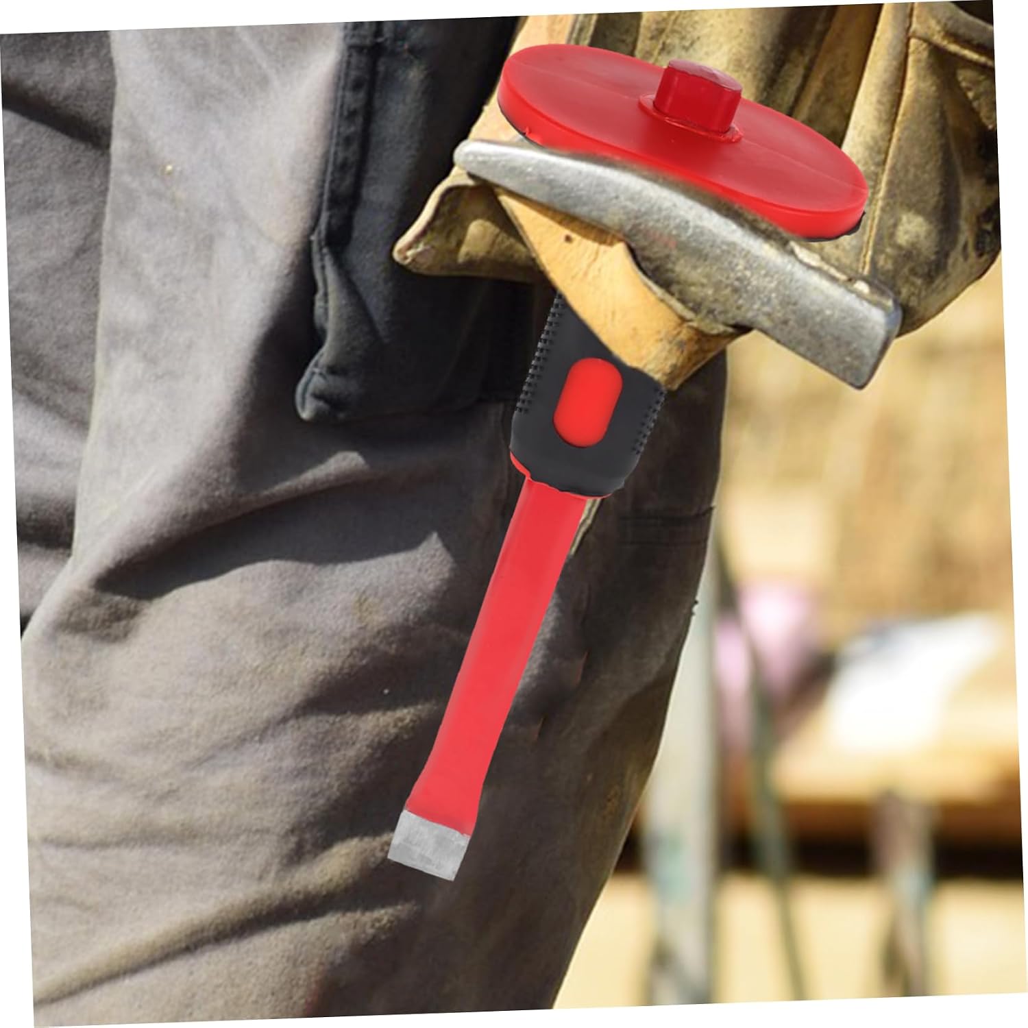 1pcs Construction Tool Flat Chisel Masonry Tools Handguard Chisel for Demolishing Carving