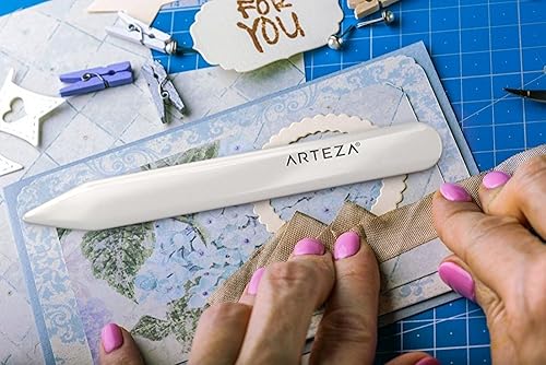 Miniatura 2 de Arteza Carpetas de hueso, juego de 4, herramientas de puntuación para manualidades de papel de origami, suministros de arte para encuadernación de