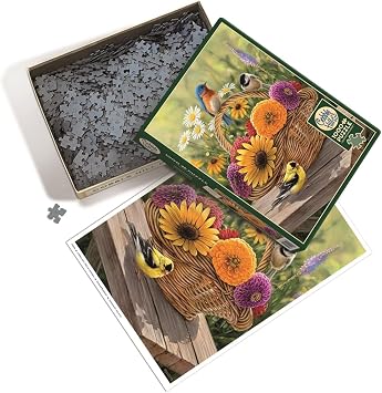 Cobble Hill 1000 Piece Puzzle - Summer Bouquet - Sample Poster Included