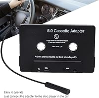 Vista 3 de SUNGOOYUE Adaptador de casete Bluetooth de audio para coche, reproductor de cinta Bluetooth 5.0 de plástico ABS, adaptador auxiliar de casete
