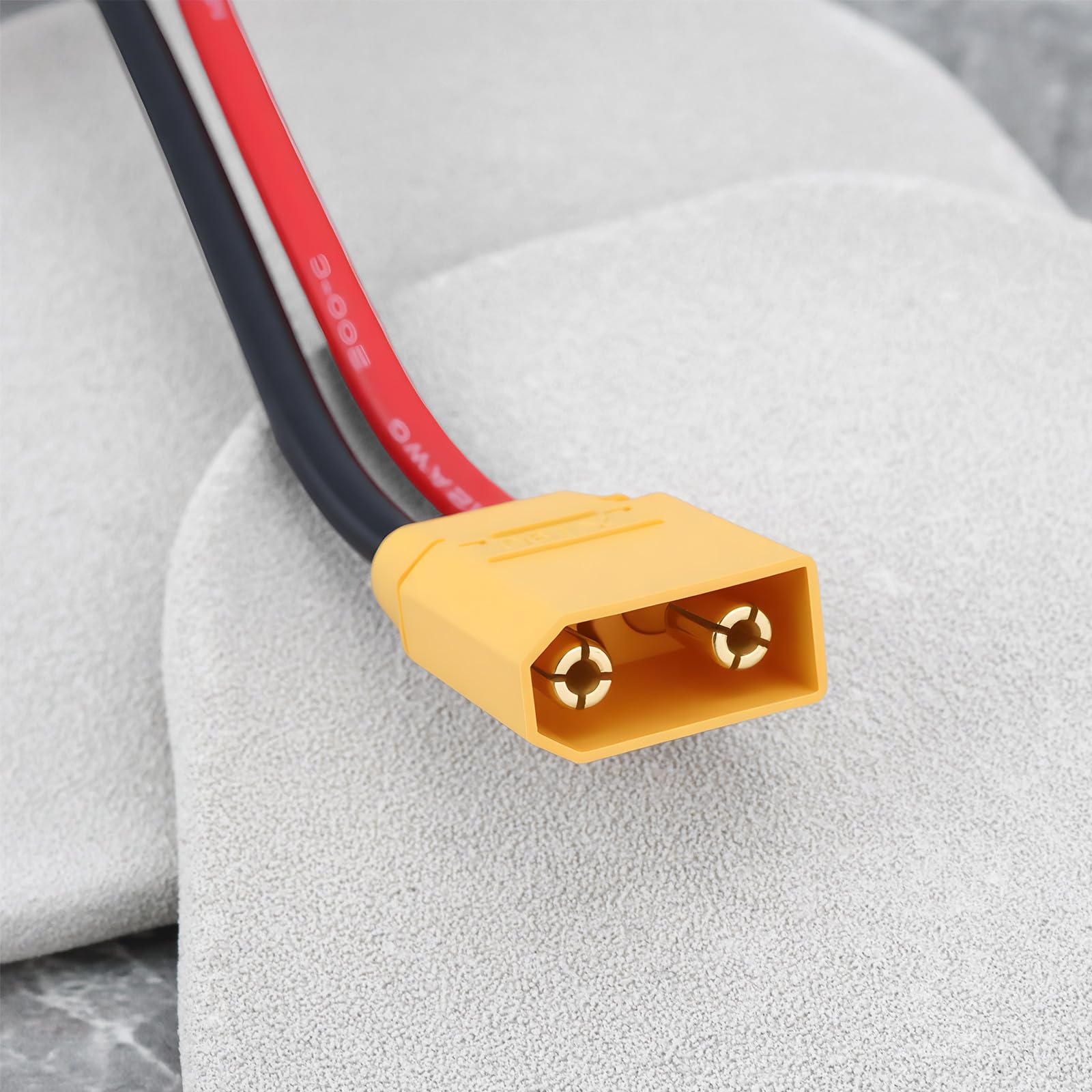EMagTech Lot De 2 Adaptateurs XT90 Mâle Vers XT60 Mâle – 12 AWG, 10 Cm, Pour Drones RC Et Lipo ESC