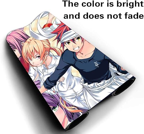 Miniatura 3 de Food Wars Mouse pad Shokugeki no Soma Alfombrilla de ratón Anime Mouse pad Gaming Mouse pad Gaming pad Laptop pad XL Teclado pad 132