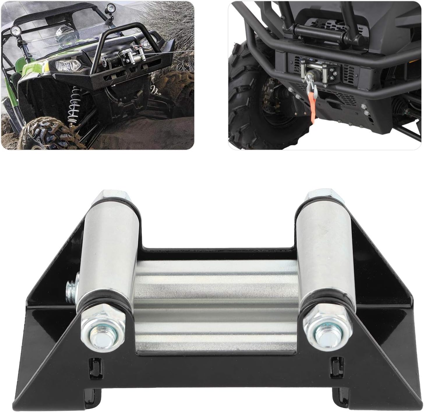 Side by Side Winch Cable Roller Fair Heavy Duty 125mm 5in Hole Diatance Universal winches fair cable adopts craftsmanship