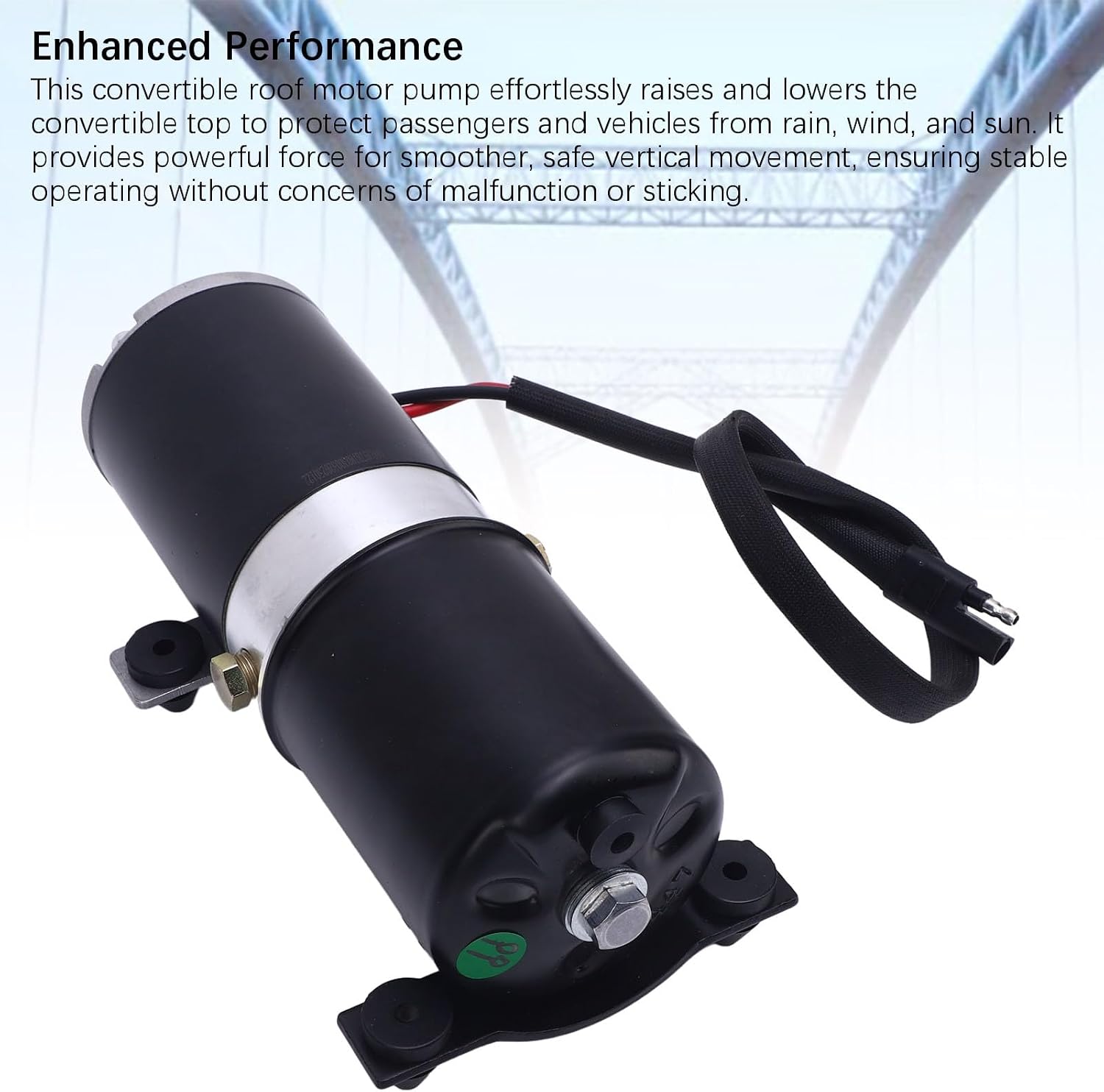 Convertible Top Motor Pump Powerful Weather Proof Hydraulic Alloy for Convertible