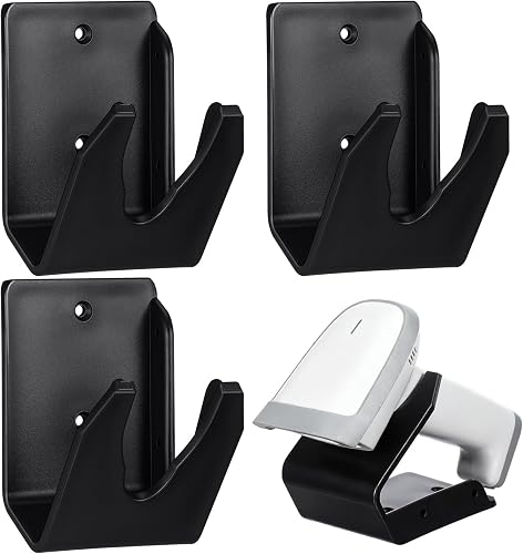 COHEALI 3-Pack Universal Barcode Scanner Holder Stand - Hands-Free Mounting Bracket for Desktop & Wall, Stable Base Support for Handheld Barcode Reader, QR, Space-Saving for Ret