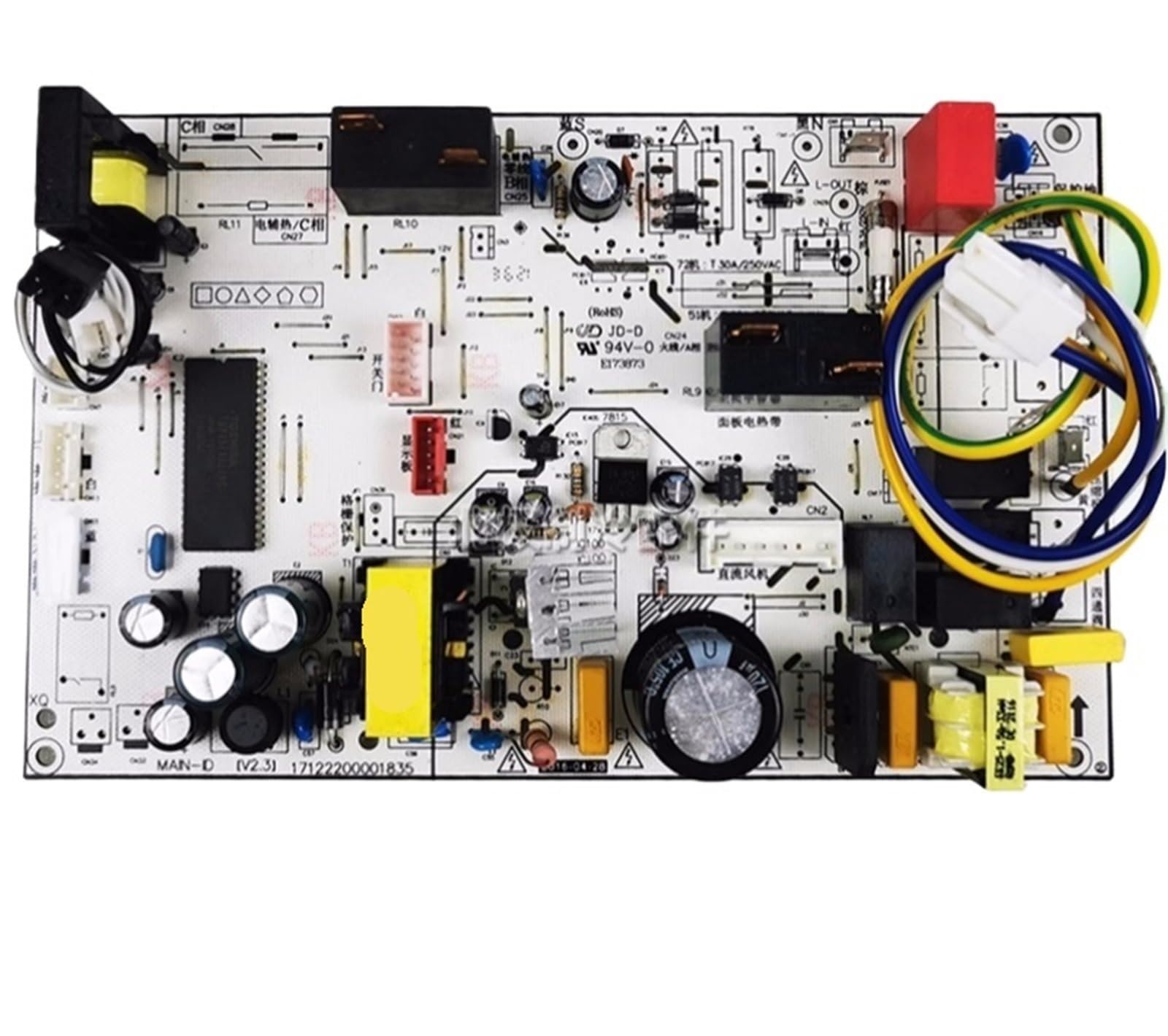 MVIVDUY 1pcs Air Conditioning Cabinet Unit Motherboard Computer Board KFR-51L/DY-YA400 (D3) KFR-72L/DY-YA400 (D3) 17122200001835(KFR-51L/DY-YA400 (D3))
