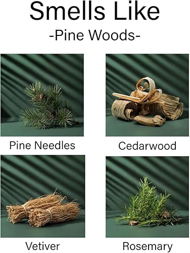 Miniatura 2 de Aronica Difusor de Navidad de 4 floz, aroma de madera de pino, decoración de invierno de abeto Frasier para el hogar, decoración nórdica de