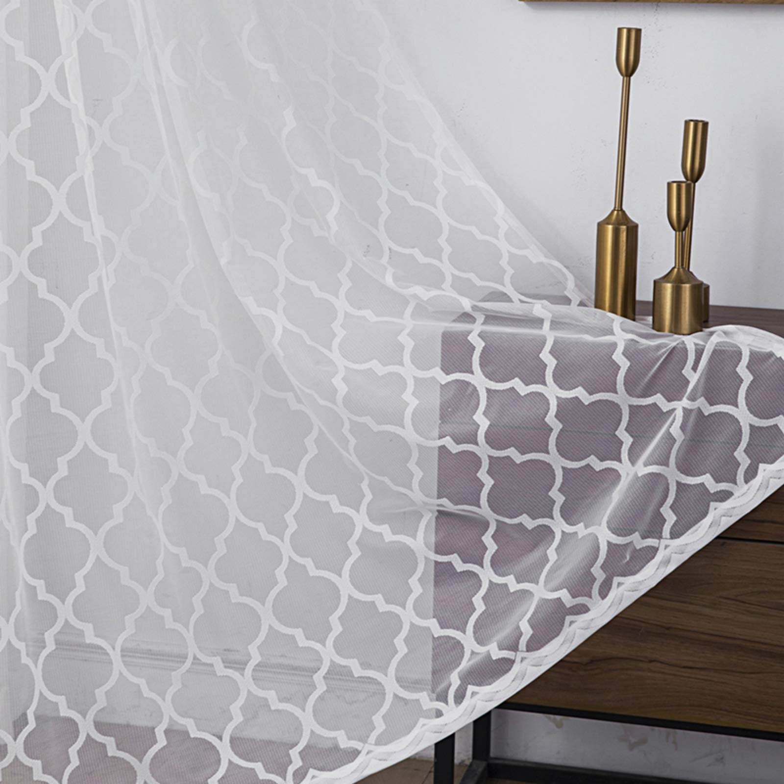 Voilage blanc pour chambre bébé rideau tamisant salon cocooning
