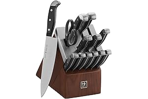 HENCKELS Statement Razor-Sharp White Handle Knife Set