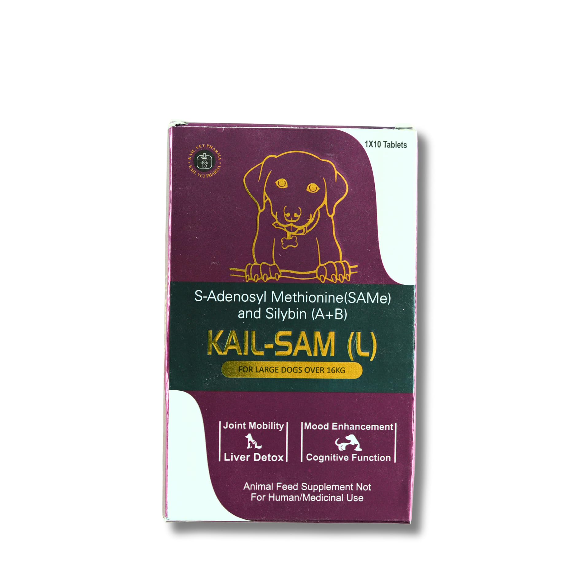 KAILVET PHARMA Kail Sam (L) Tablet for Dogs | - Packof4