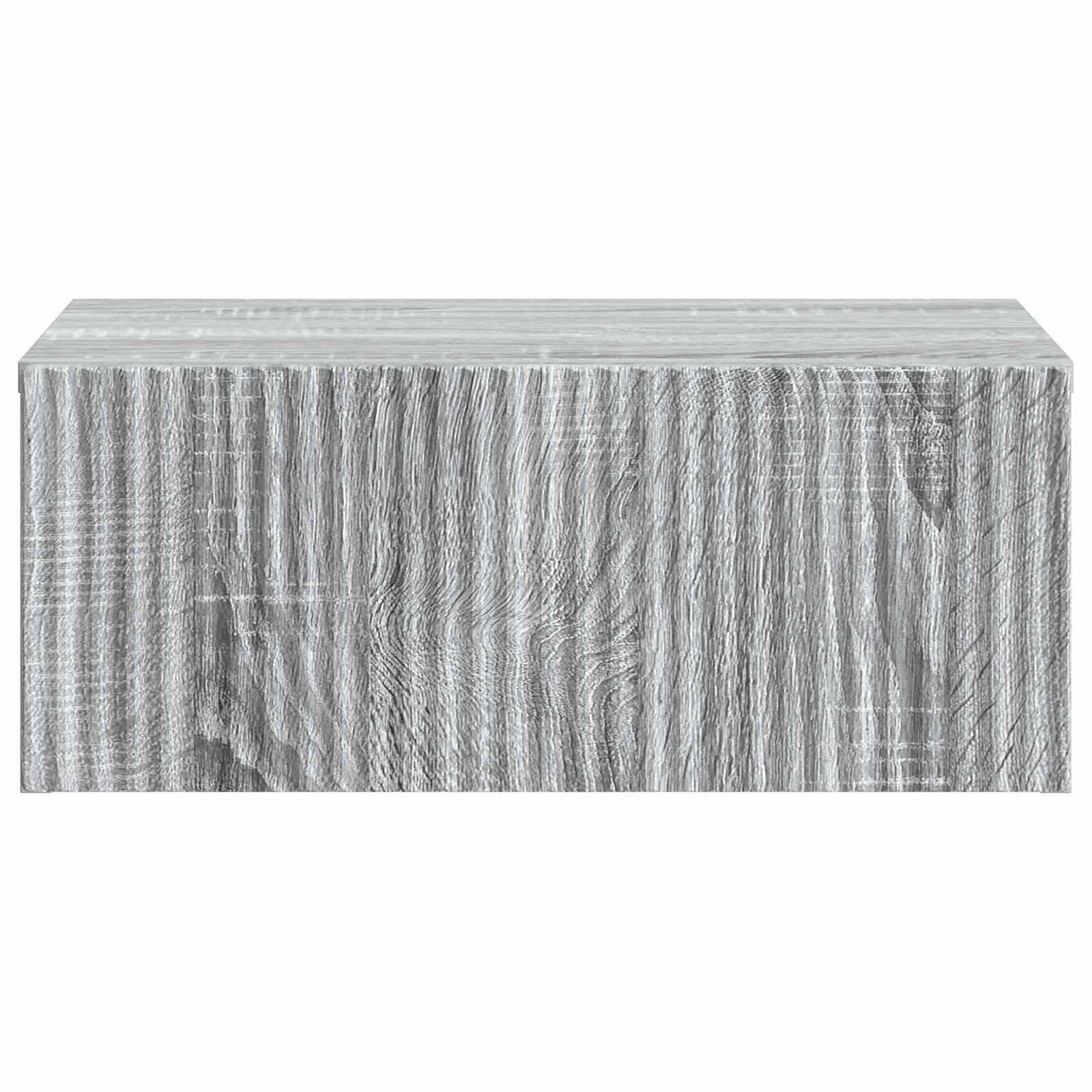 Comodino da parete grigio sonoma 49 x 34,5 x 20 cm