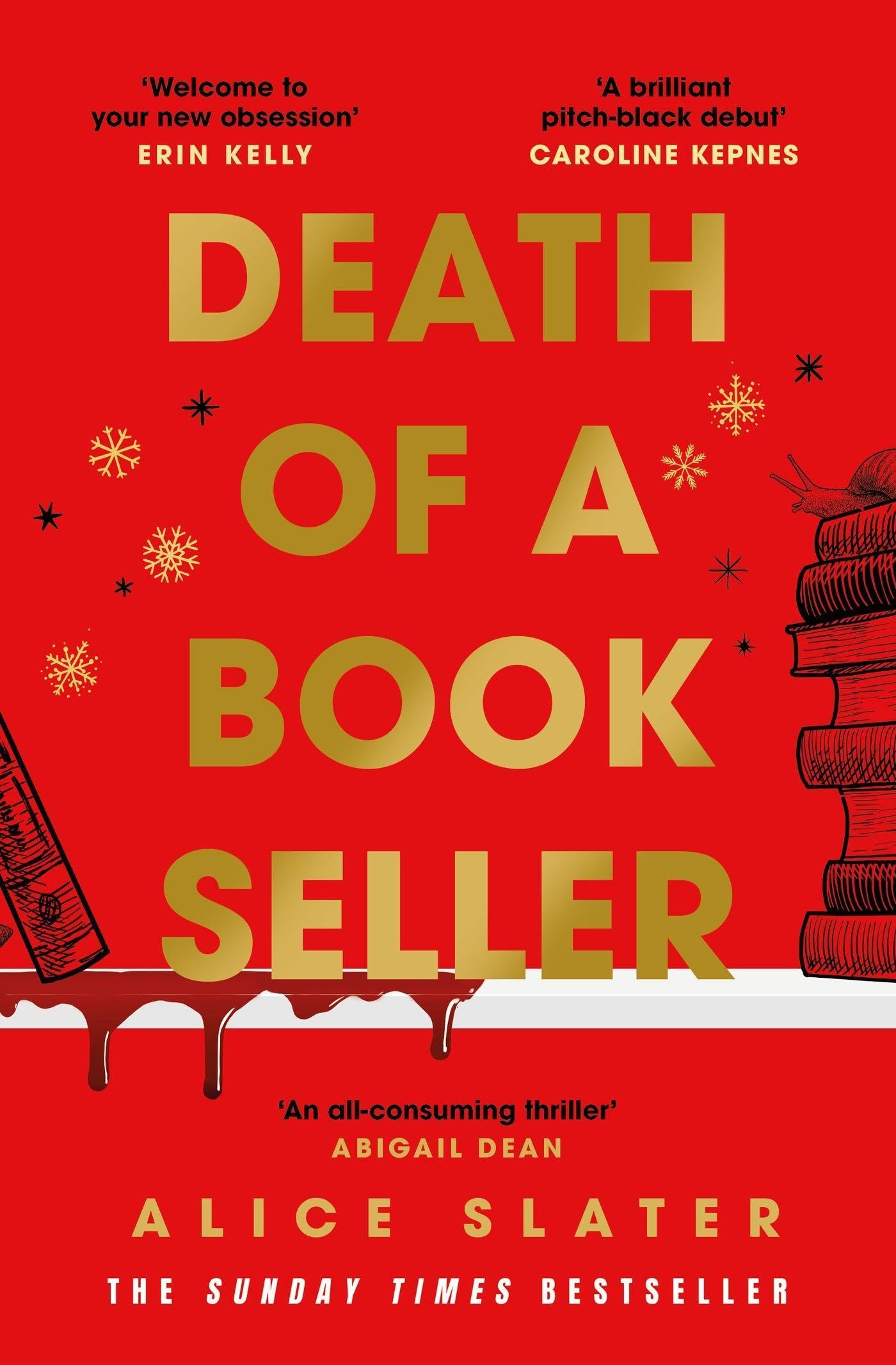 Death of a Bookseller, Alice Slater, Signed. Collector's Gift ed. Bibliomystery.