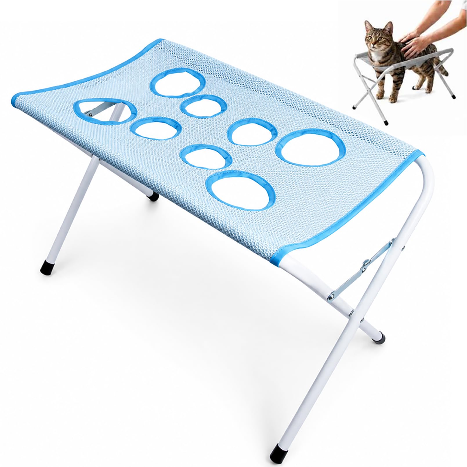 Hundepflege-Hängematte mit Gestell für Katzen & kleine Hunde