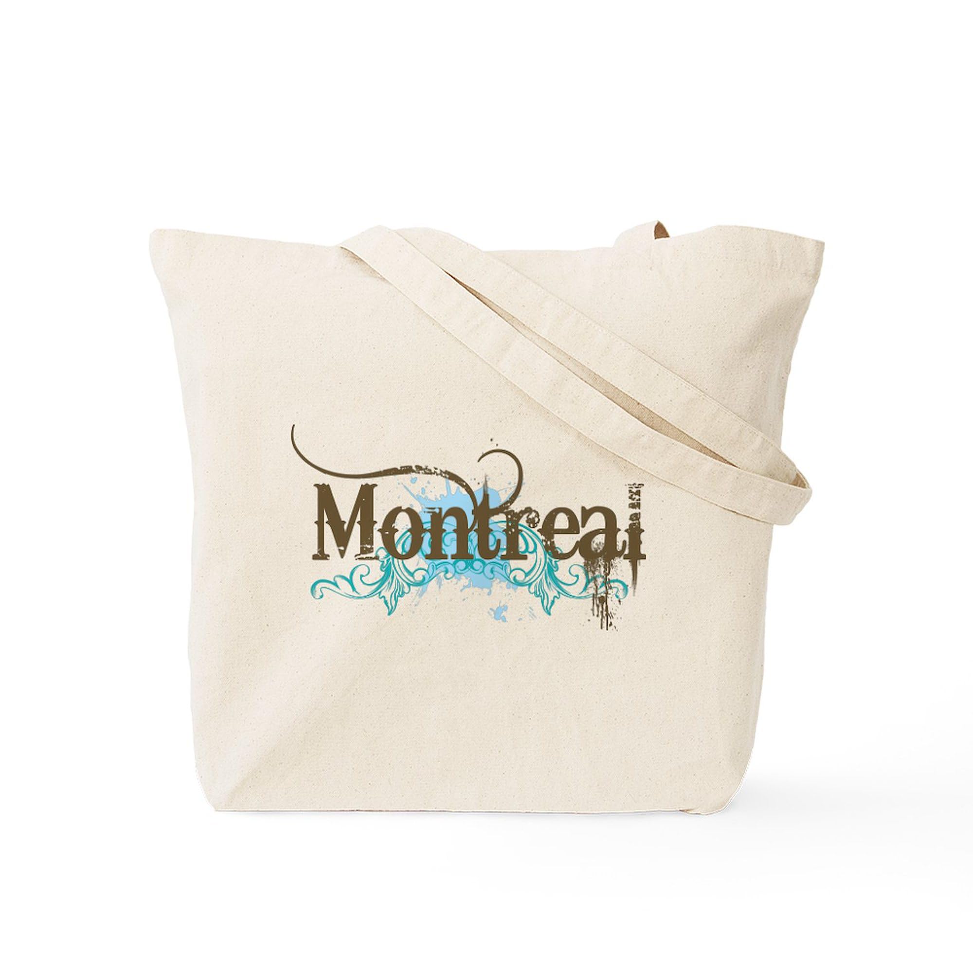CafePress Montreal Natural Canvas Tote Bag - Reusable Shopping Bag (Small Or Medium)