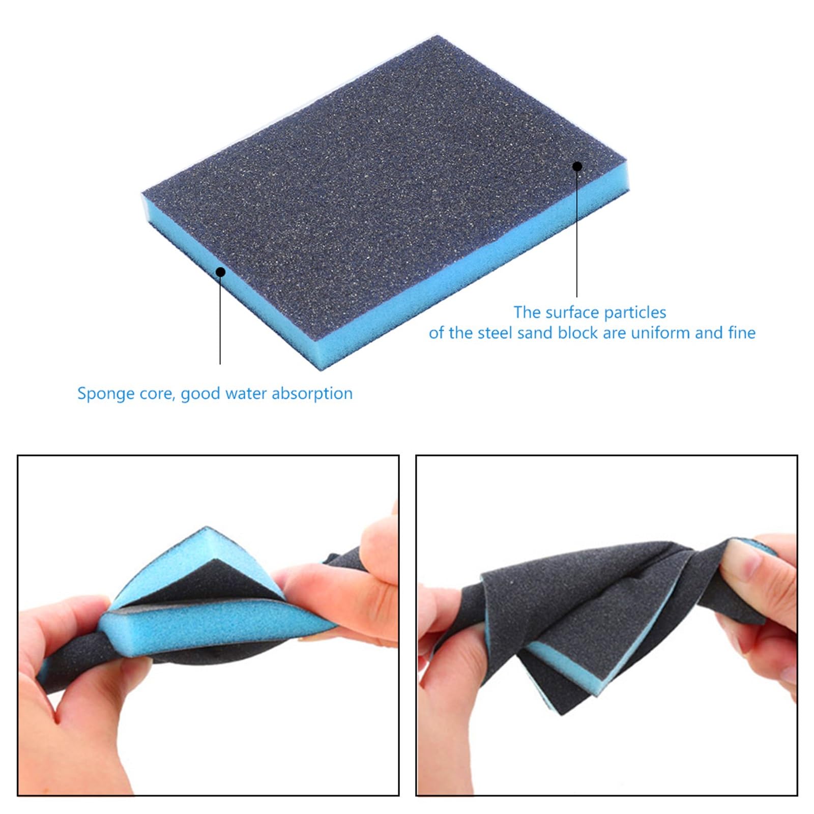 Esponjas de Lijado, Arena. Bloques de Esponja Varios Granos(600Grit)