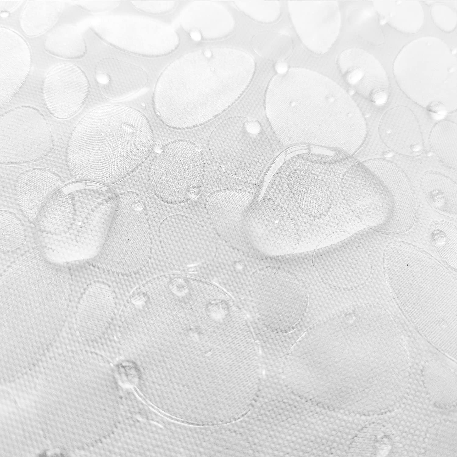Trimming Shop 3D Pebbles Shower Curtain PVC Waterproof Bath Curtain - Image 4