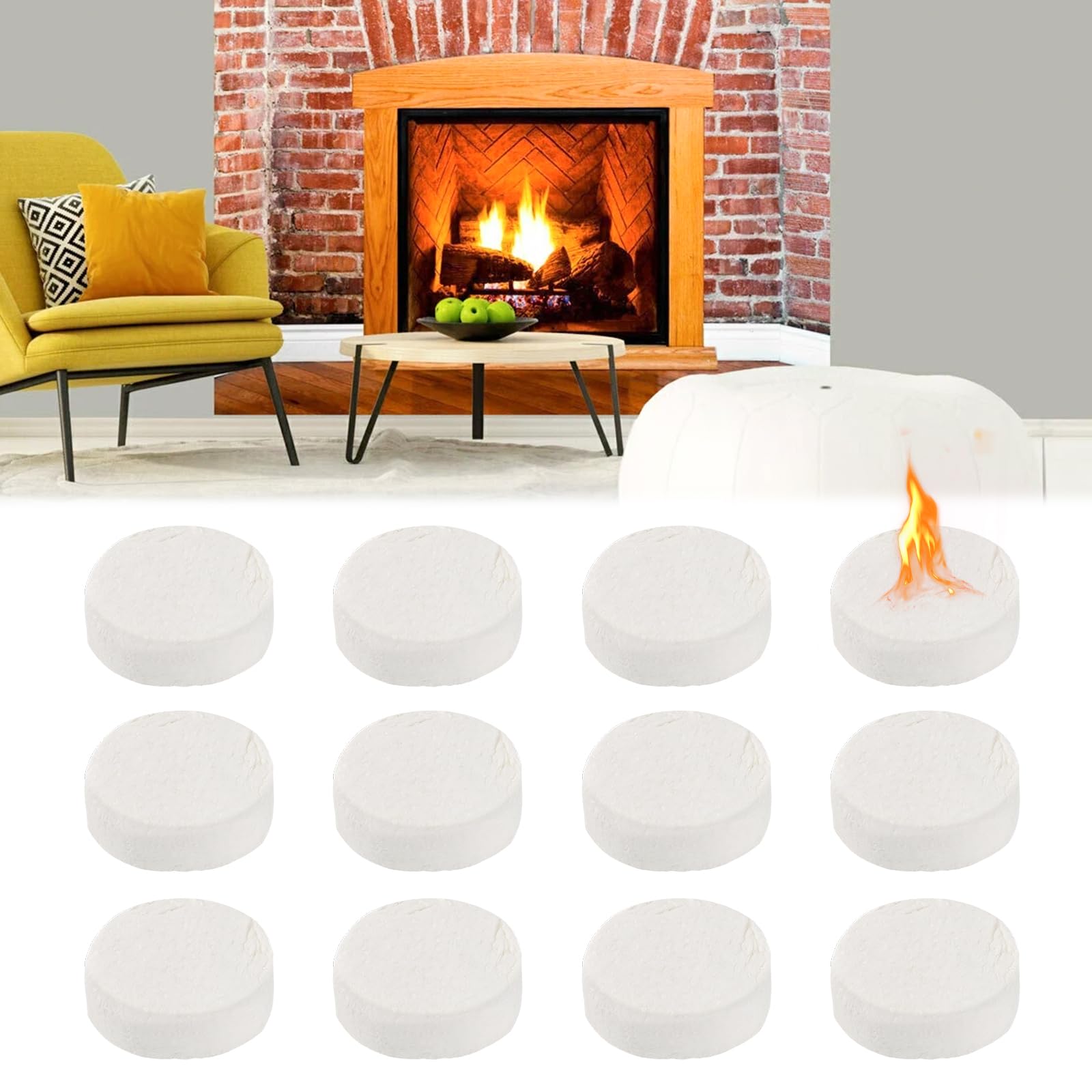 Lot De 12 Éponges En Céramique Pour Cheminée Au Bioéthanol