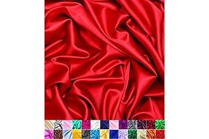 Satin Fabric by The Bolt: 10 Yards of Silky Luxury for Decoration, Apparel, and Crafts