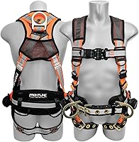 FRONTLINE Fall Protection Combat Series Full Body Harnesses - OSHA ANSI Compliant, D-Ring, Trauma Straps, Multiple Styles