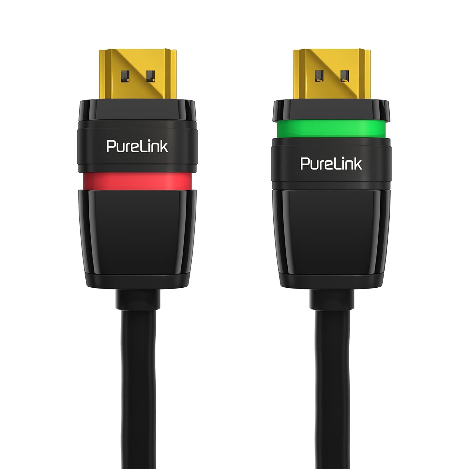 PureLink ULS1005-075 Active High Speed HDMI Cable Ethernet Halogen with Safety Lock (HDMI 2.0 Compatible, UltraHD Resolution up to 4096 x 2304 Pixels (4K2K Quad FullHD 2160p), 7.50 m, Black