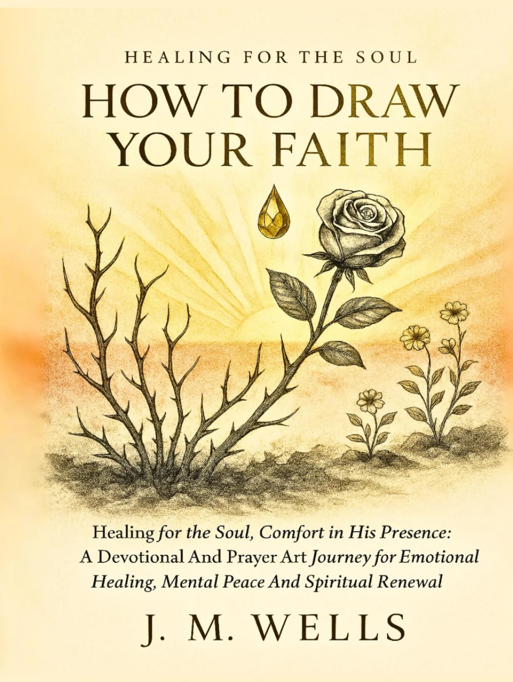 HOW TO DRAW YOUR FAITH: Healing for the Soul, Comfort in His Presence: A Devotional And Prayer Art Journey for Emotional Healing, Mental Peace and Spiritual Renewal.