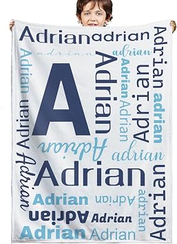 Custom Name Baby Blanket, Customized Baby Name Blanket, Personalized Baby Blanket for Baby Girl or Boy, Best Gift for Baby, Newborn, New Mom