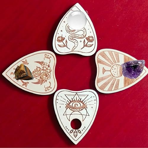 Miniatura 2 de TUFAFI 4 piezas de soporte de madera de esfera de cristal, soporte de bola de cristal de madera con forma de corazón para esfera de 30 a 5.906 in,