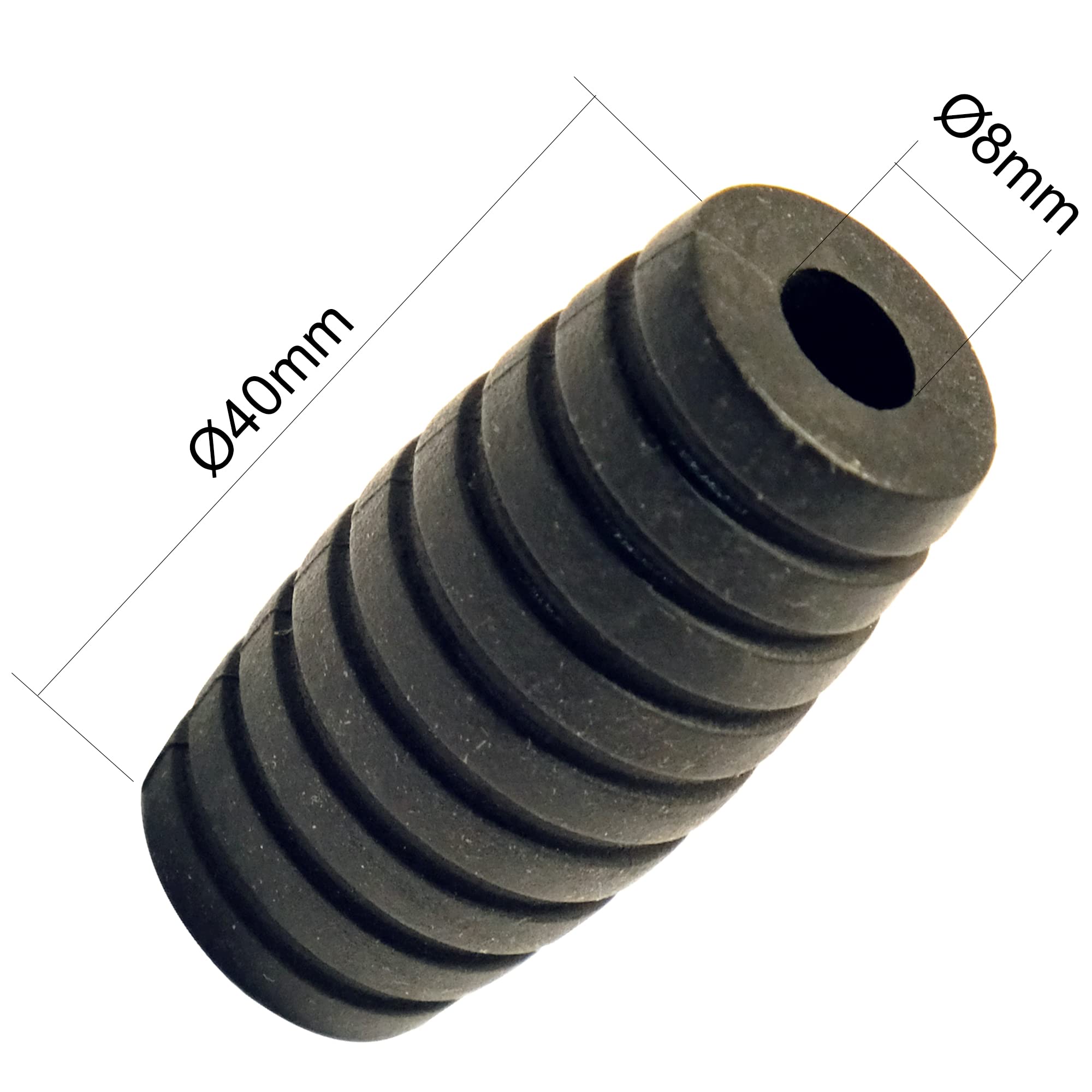 Easyboost 2 Gommini Pedale Leva Cambio Kick 40 mm per Moto 50 Derbi Euro 2-3-4 AM6 Rieju MBK XLIMIT XPOWER Sherco Yamaha DT XP6 XPS Beta TZR MRT Senda SM-R GPR Xtrem Xrace per Gilera SMT Aprilia