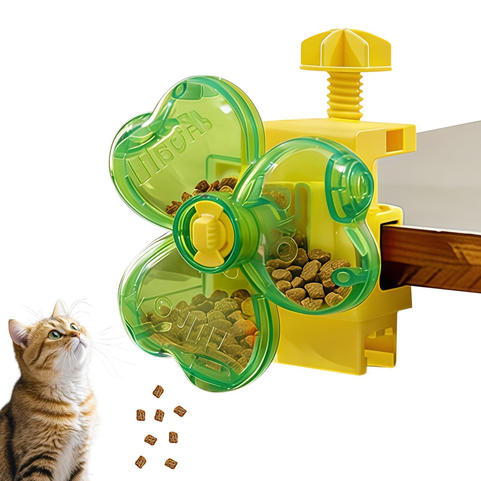 Mangeoire lente interactive pour animaux pour occuper un chat glouton et stressé à la maison