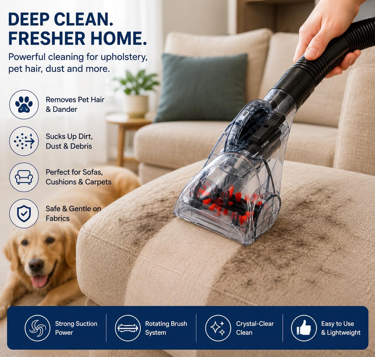 Replacement of Bissell Powered TurboBrush® Hand Tool for Carpet Cleaners #203-6652