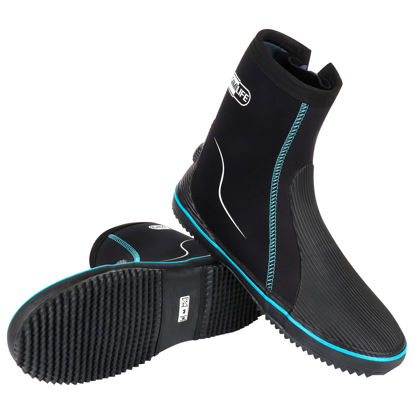 Buty neoprenowe, 5 mm, dla mężczyzn i kobiet, buty do nurkowania z antypoślizgową gumową podeszwą, neoprenowe, do nurkowania, surfowania, raftingu, na plażę, do siatkówki