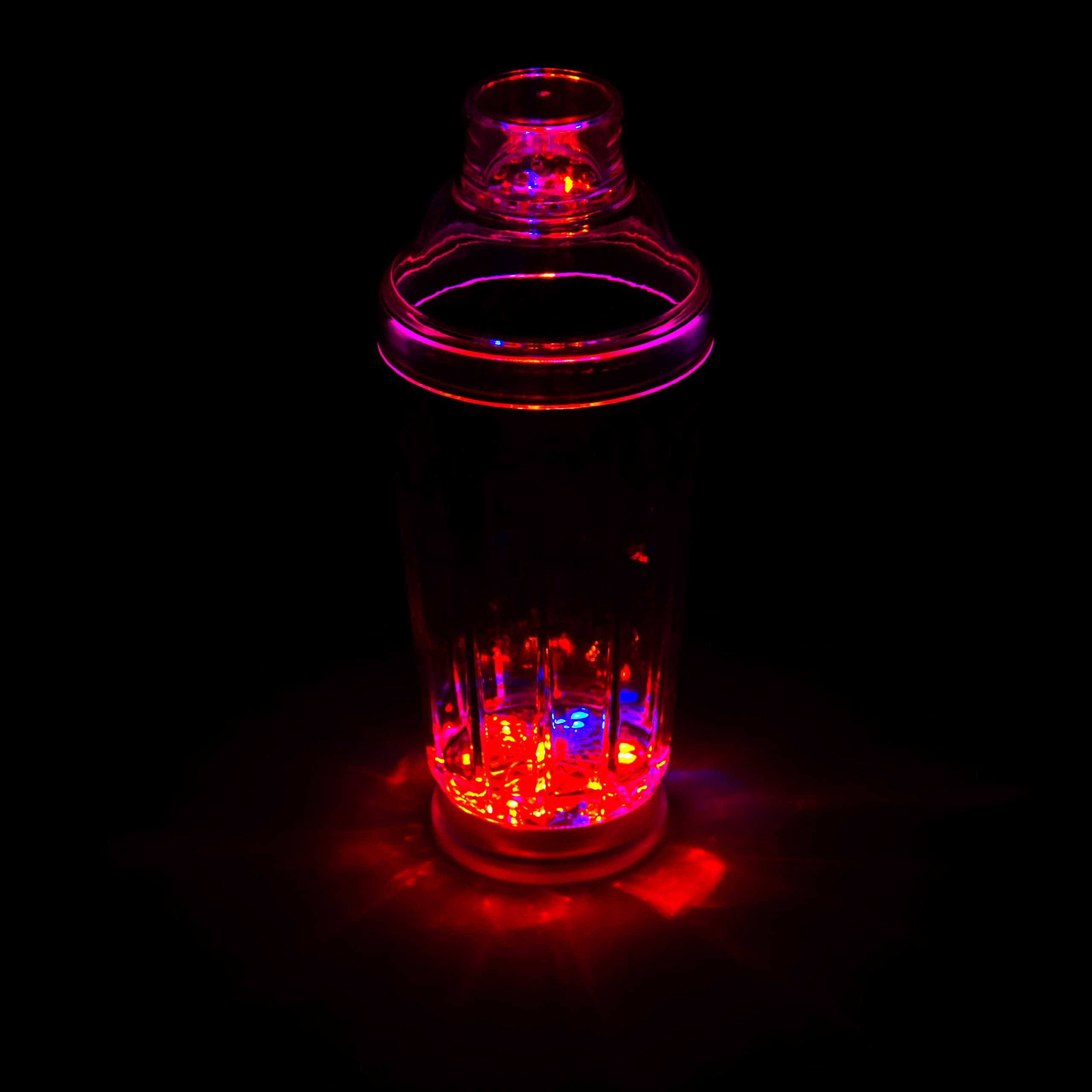 Flashing Panda 19 oz LED Light Up Flashing Multi-Color Cocktail/Martini Shaker