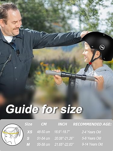 Miniatura 5 de Casco para niños de 3 a 8 años, casco de bicicleta ajustable para niños y niñas, casco de bicicleta para patineta, casco multideportivo de