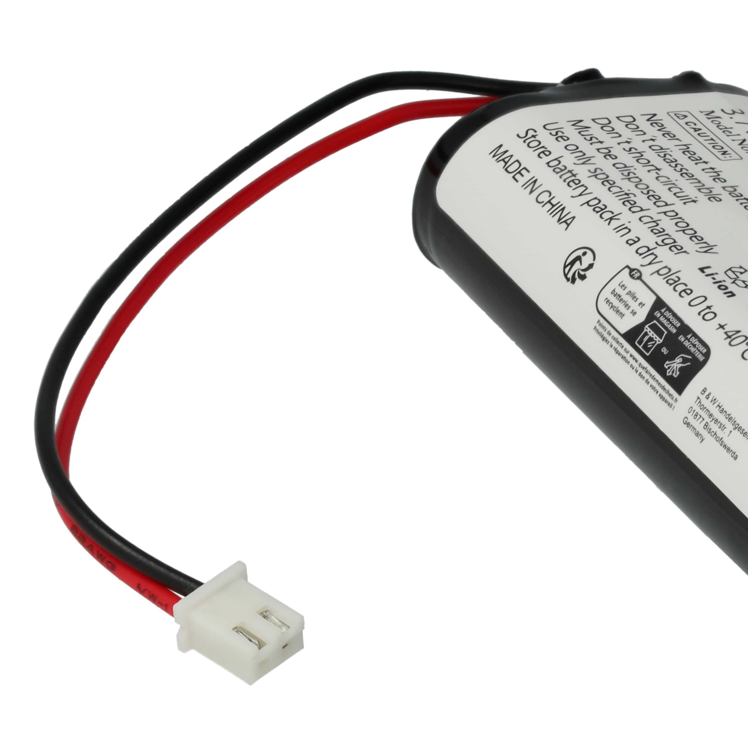 5X Batterie Compatible avec Zafferano Poldina Pro Mini Lampe de Chevet, de Salon (6800mAh, 3,7V, Li-ION)