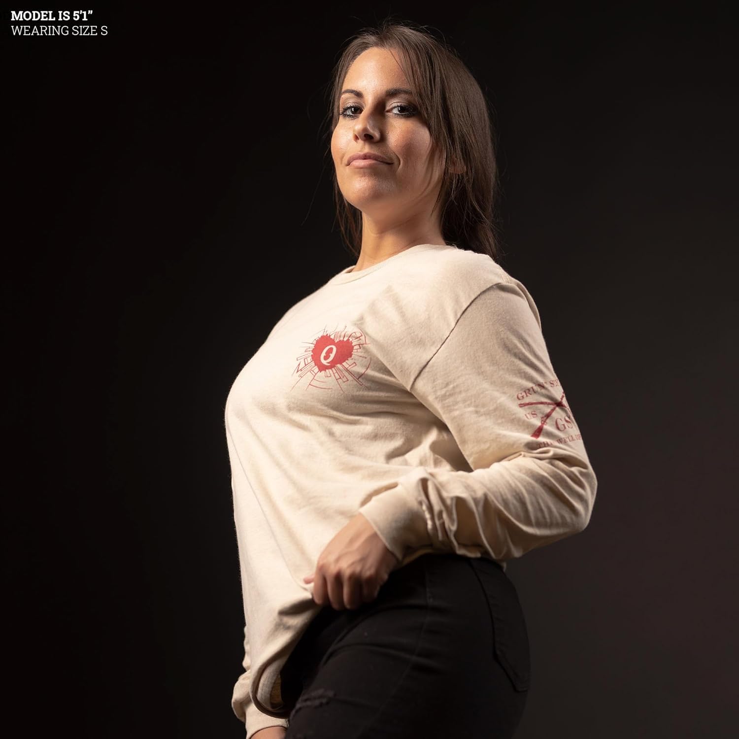 Grunt Style Heart and Soul of a Warrior Women's Long Sleeve T-Shirt - Image 6