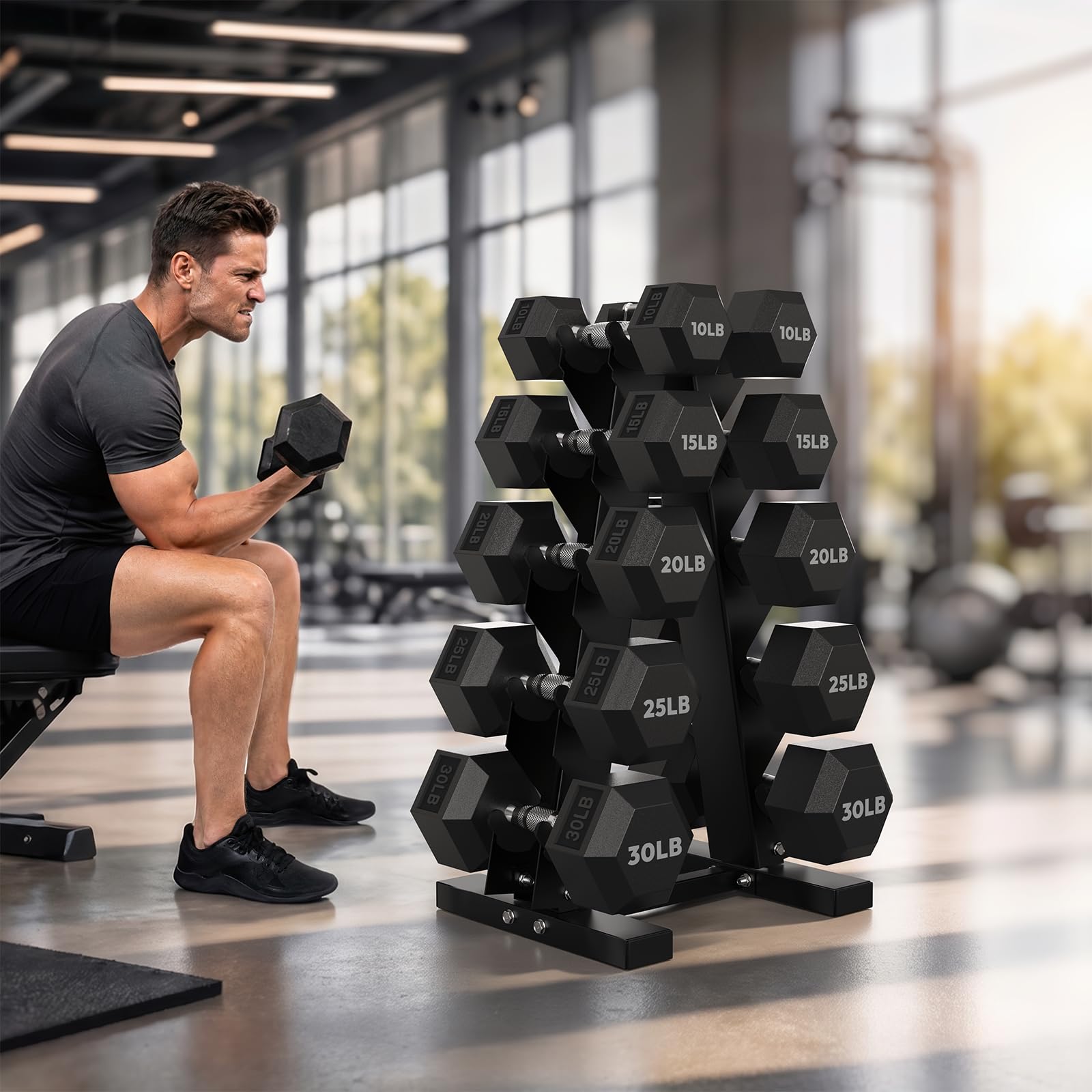 HANDBODE Hex Dumbbell Set