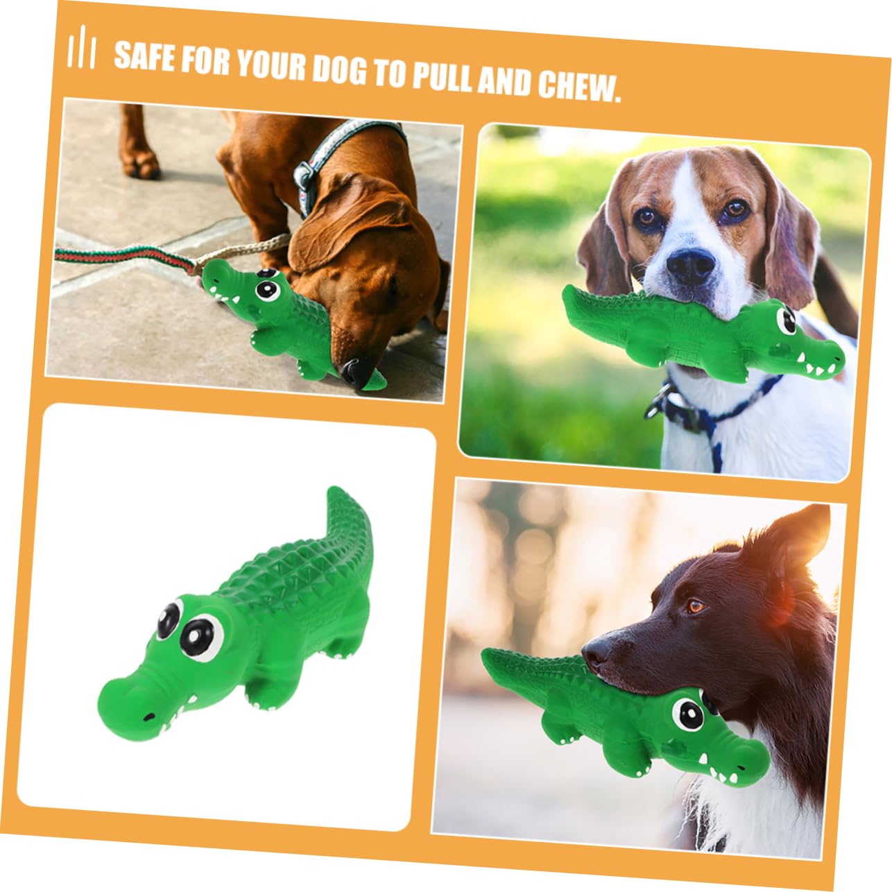 BESPORTBLE 8 Pièces Jouet pour Chien Qui Parle Animal en Peluche Balle de Dentition pour Chien Jouets Qui couinent pour Petits s Petit Jouet pour émulsion