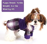 Vista 71 de Suéter para perro, ropa para cachorros, para perros pequeños, niño, niña, mascotas, sudaderas para perros clima frío, abrigos de perrito, sudadera