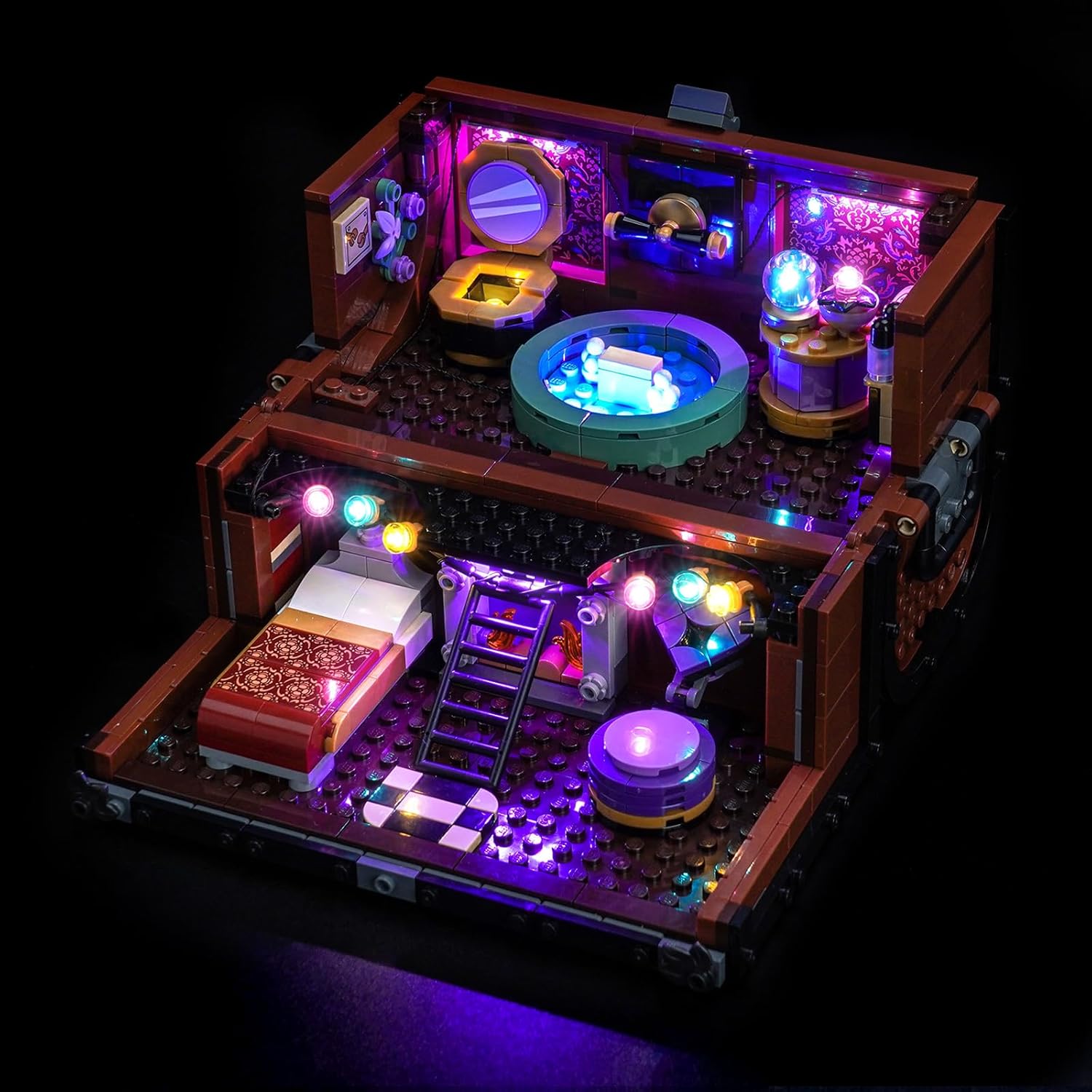 LED Lighting Compatible with Lego 76785 Wednesday Thing’s Apartment - JUST Lights,Light Kit Compatible with Lego Wednesday 76785,NOT Included The Model