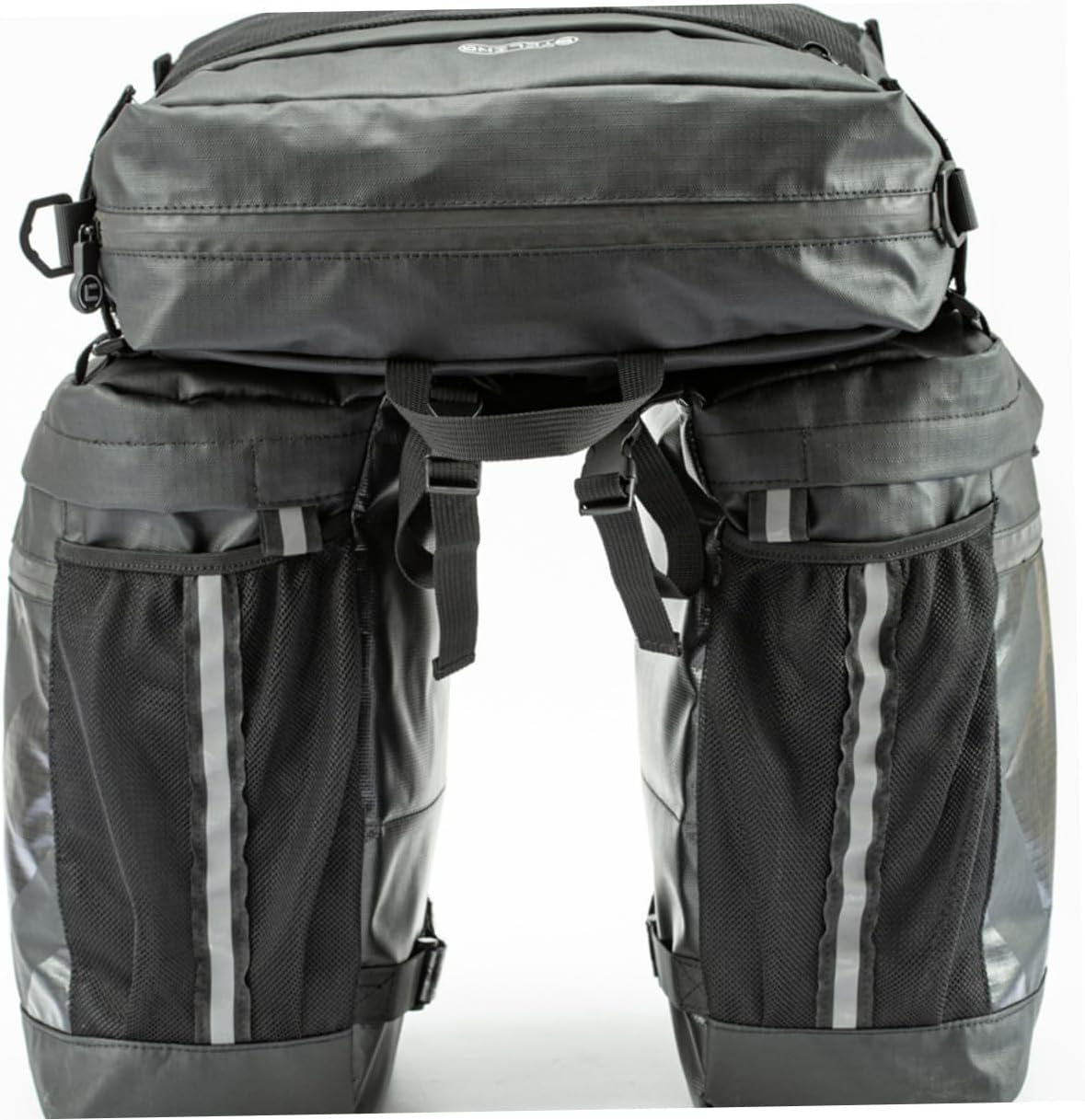 Alasum Bike Pannier Bag 50l Waterproof Bicycles Rear Shelf Bag 3-in-1 Mountain Bike Travel Carrier for Long-distance Cycling