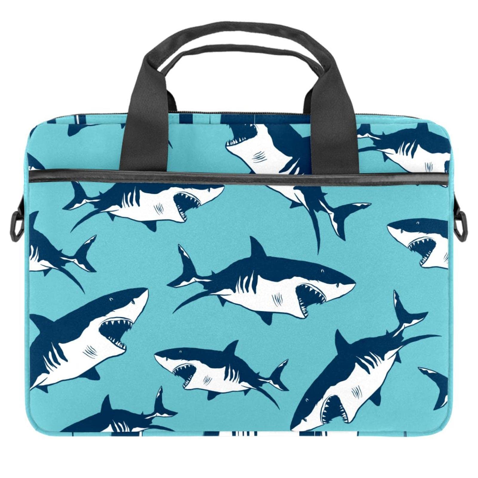 Porte-ordinateur 13-14.5 pouces au design imprimé requin exclusif - 7