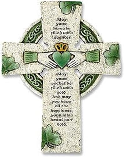 Cruz de pared irlandesa con bendición tradicional irlandesa