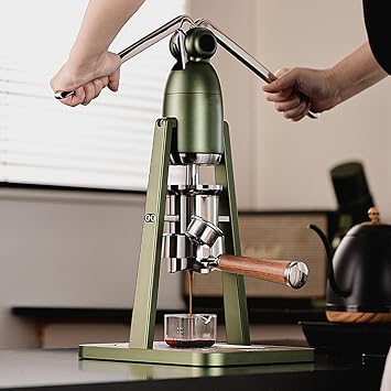 Manual Lever Espresso Machine, Direct Lever Manual Espresso Maker, Portable Hand-Press Coffee Maker, Extraction Pressure 0Bar-12Bar, for Commercial Home Outdoor
