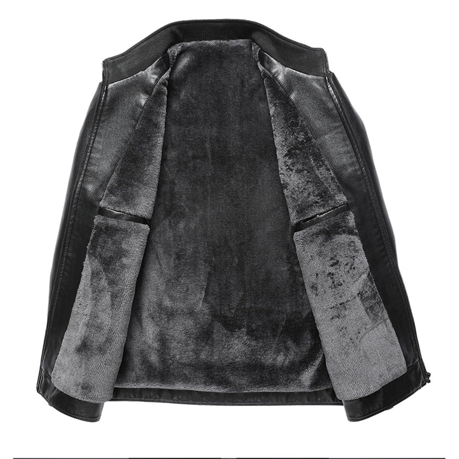Chaqueta De Vellón para Hombres Engrosada Chaqueta De Colección De Colección De Colección De Cuero
